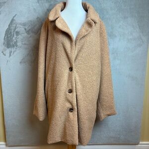 Style Me Teddy Bear Coat Jacket Wmn’s Sz XL